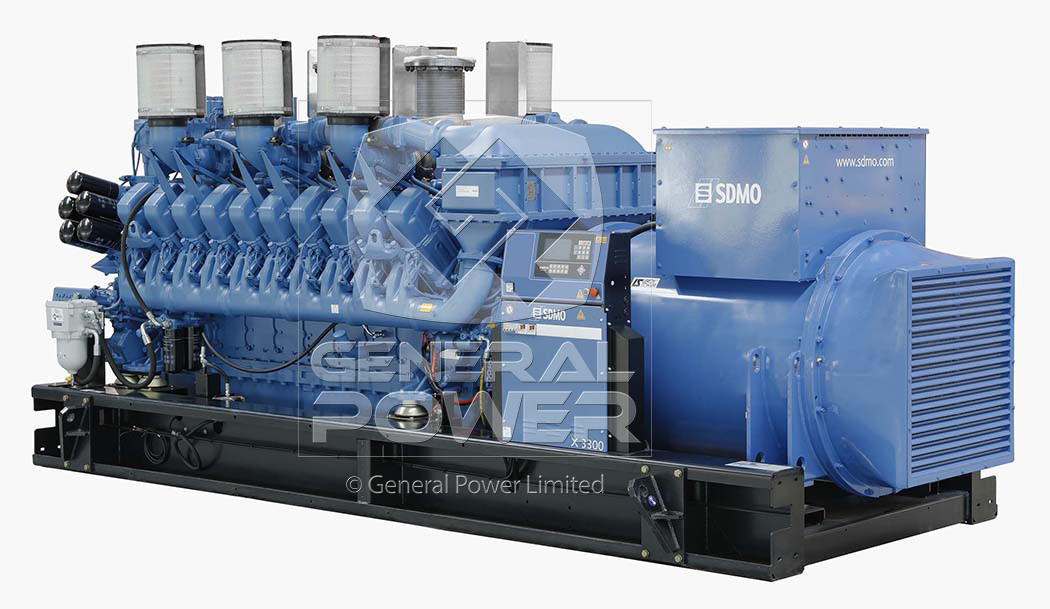 2160 kW 2700 kVA Diesel Generator - SDMO | X2700C II | General Power