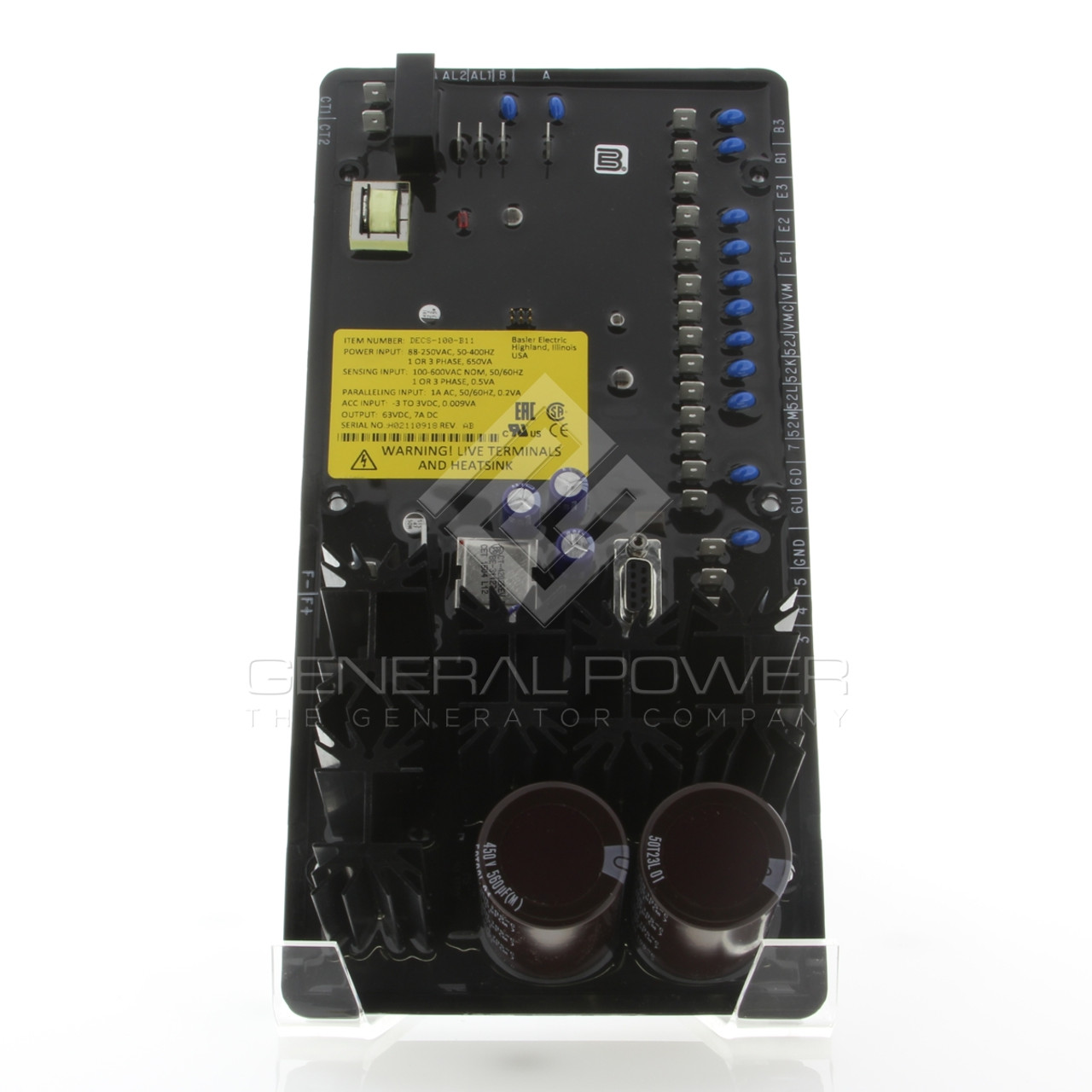 DECS100 B11 Voltage Regulator AVR Basler General Power