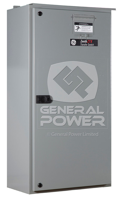 PHOTO GE ZENITH 300 AMP TRANSFER SWITCH SERIES ZTX ZTX000M60030B-ZEC01-ZVC20-M060