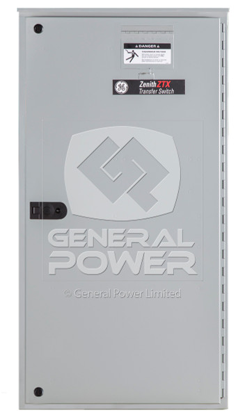 PHOTO 300 AMP TRANSFER SWITCH GE ZENITH SERIES ZTX ZTX000M60030E-ZEC01-ZVC70-M060