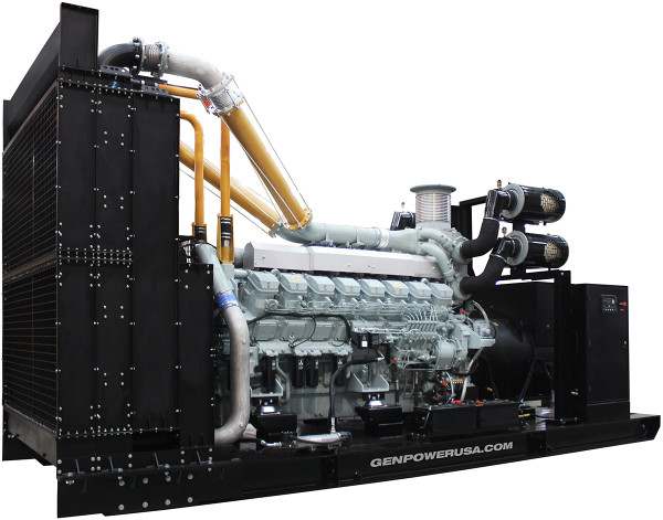 mitsubishi stationary emergency 1000kw generator