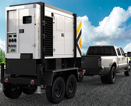 Deployable Trailer Generator Shop Trailer Mounted Diesel Generators from General Power