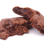 vegan double chocolate cookie break