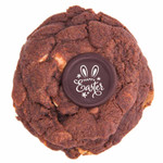 happy easter gluten free triple chocolate cookie