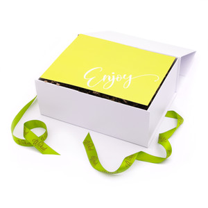 Megamix Cookie Selection in Luxury Gift Box with Hand Tied Ribbon and Bow Megamix Cookie Selection in Luxury Gift Box with Hand Tied Ribbon and Bow