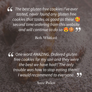 Gluten Free Triple Chocolate Message Cookie