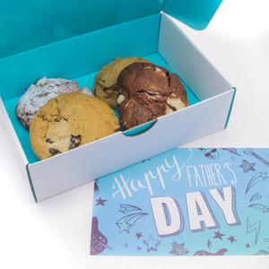 Father's Day Vegan & Gluten Free 4 x Cookie Gift Box Father's Day Vegan & Gluten Free 4 x Cookie Gift Box
