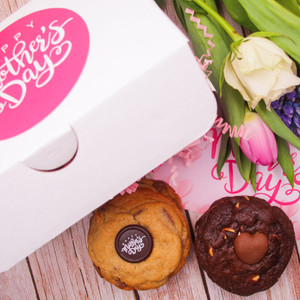 4 of our classic cookies in a mothers day gift box