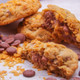 milk chocolate and crispy biscuit / wafer cookie