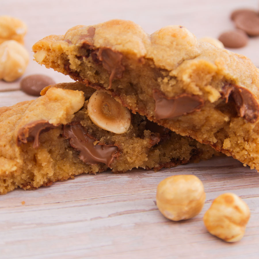 Hazelnut and Milk Chocolate Cookie Wicked Cookies Limited