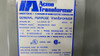 Acme Electric Prim. 240/480 VAC Second. 120/240 VAC 20/40/80 Amp 7.5 kVA Distribution Transformer T2535153S
