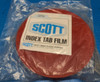 Scott Mylar Index Tab Film Super Warm Red 1 5/8" x 2000' MY-225