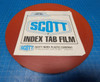 Scott Mylar Index Tab Film Light Amber 1 5/8" x 2000' MY-515