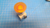 Idec Push Button Orange 40mm Mushroom 1NO Contact AYLW49910DN-W-24V
