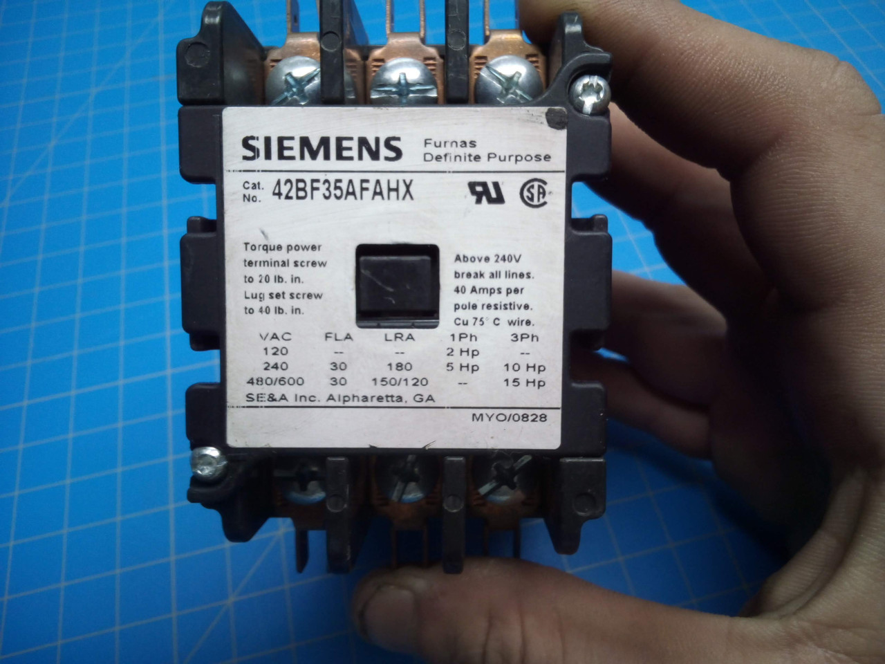 Siemens Contactor 42BF35AFAHX - P01-000087