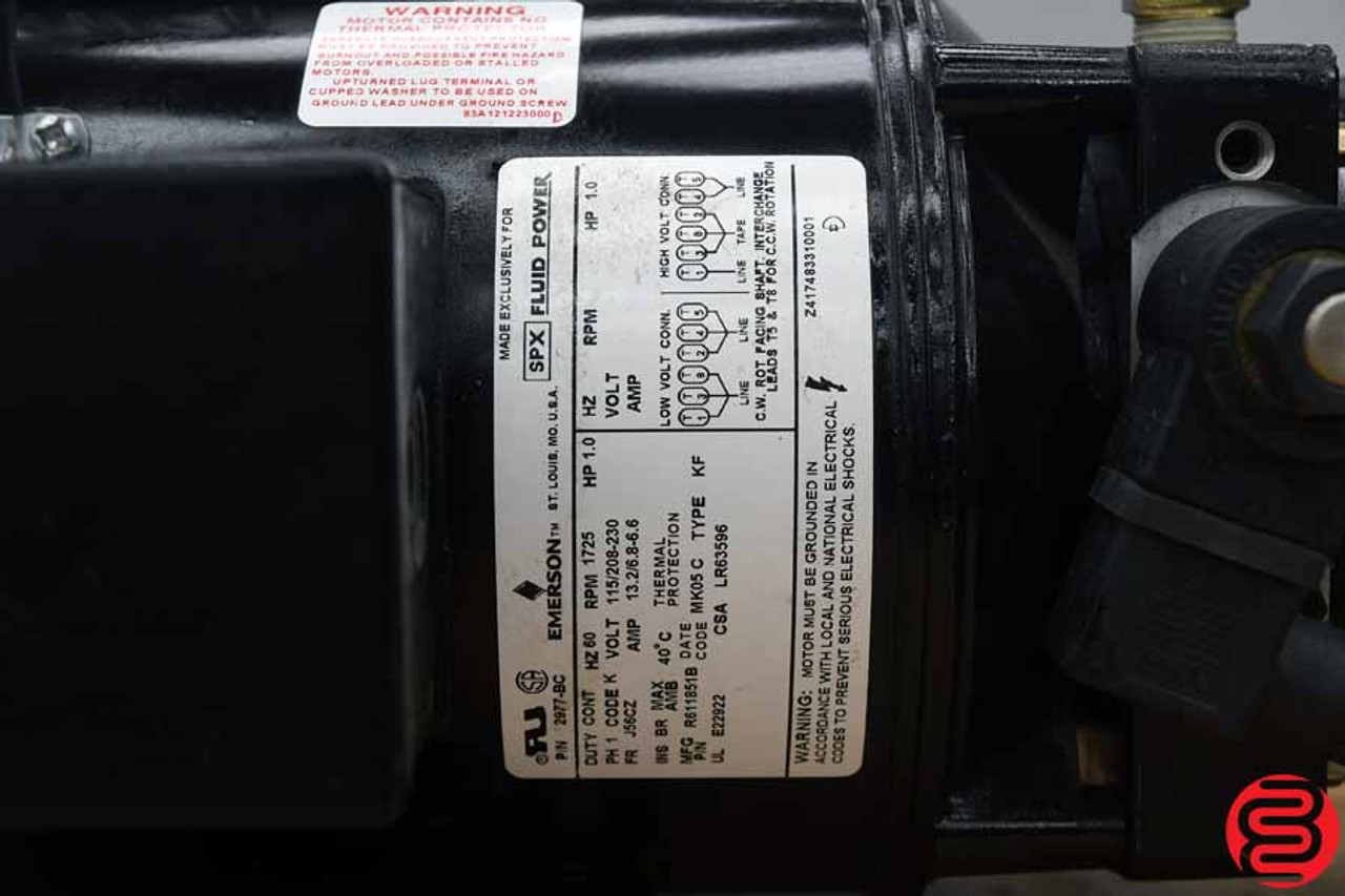 Emerson 2977-BC 1 HP Hydraulic Power Unit - 031920115850