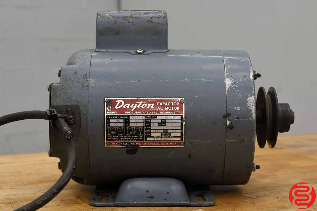 Dayton 5K349-C 1.5 HP AC Motor - 031920123010