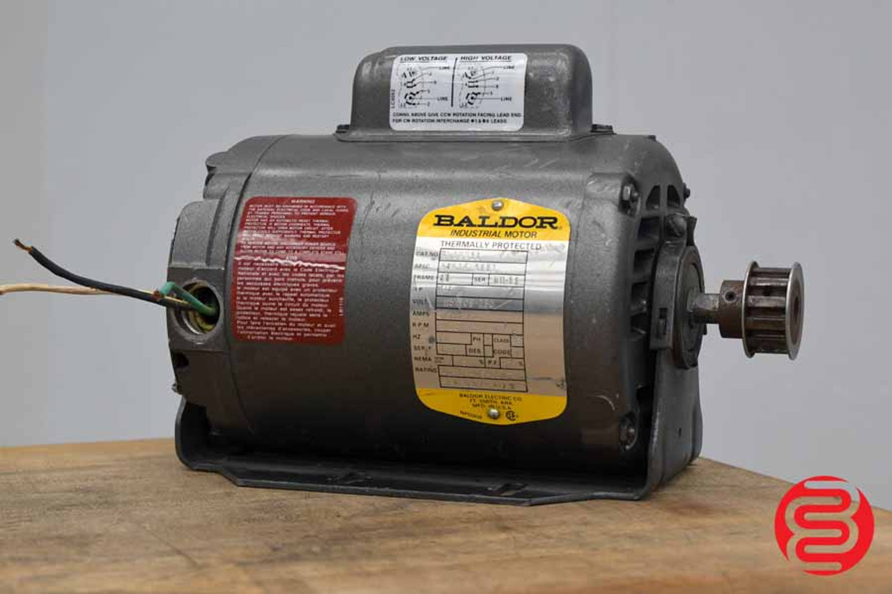 Baldor 1/4HP 115/208-230V 1725RPM Electric Motor 34K14-560