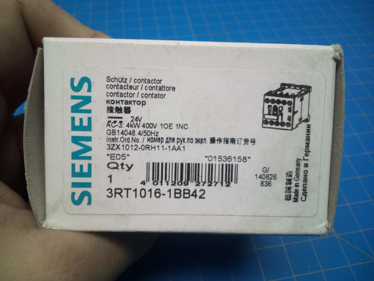Siemens Contractor 3RT1016-1BB42 - P01-000144