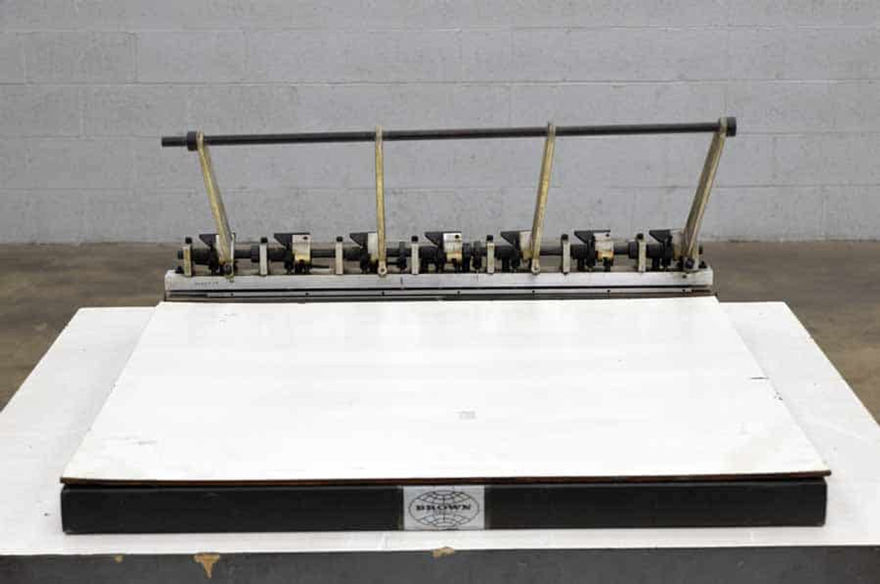 Brown Apeco S-30 Plate Punch