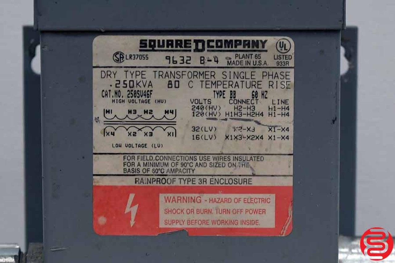Square D Company 9632 B-4 Transformer - 032620114750