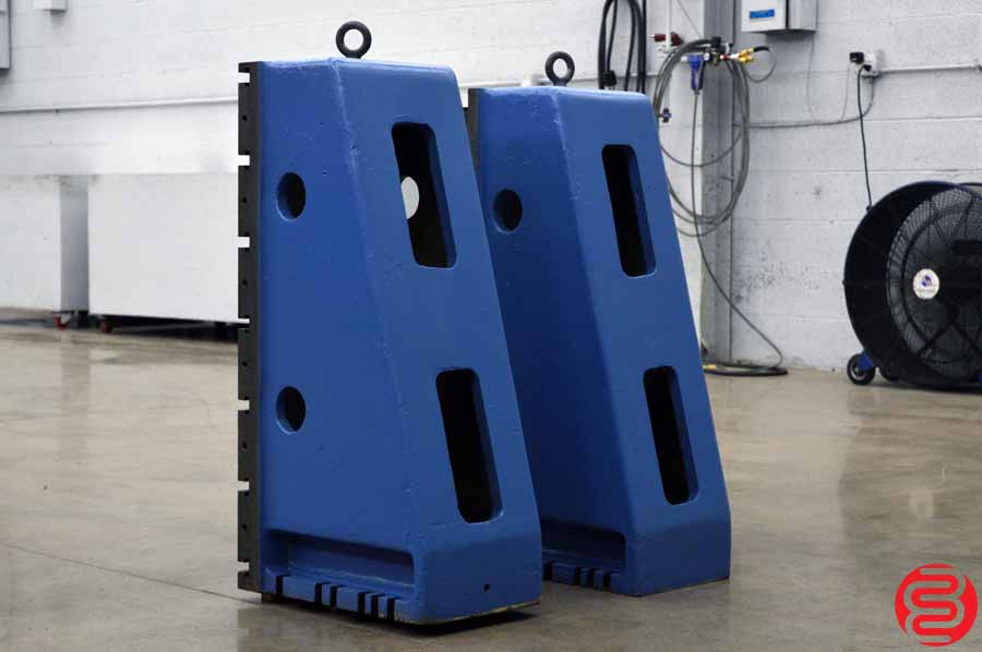 CNC Large Single Angle T-Slotted Tombstones / Angle Plates - Qty 2
