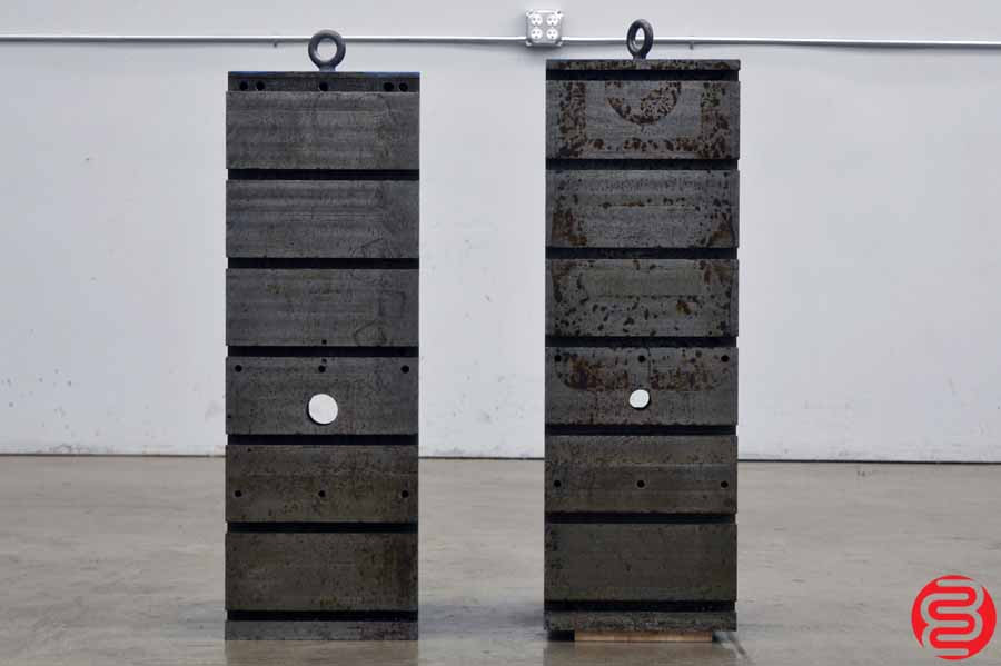 CNC Large Single Angle T-Slotted Tombstones / Angle Plates - Qty 2