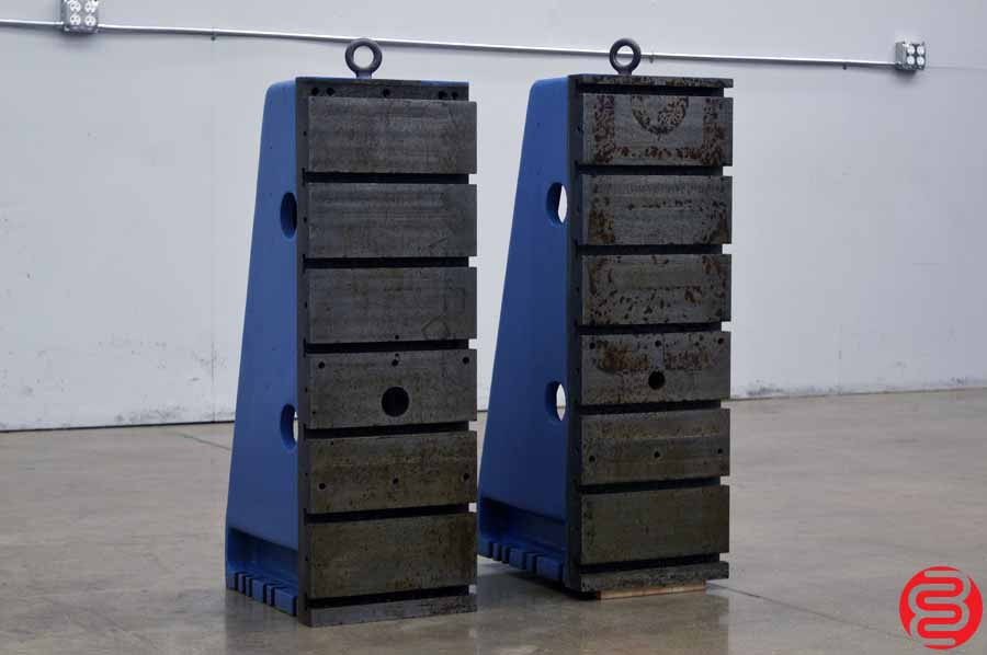 CNC Large Single Angle T-Slotted Tombstones / Angle Plates - Qty 2