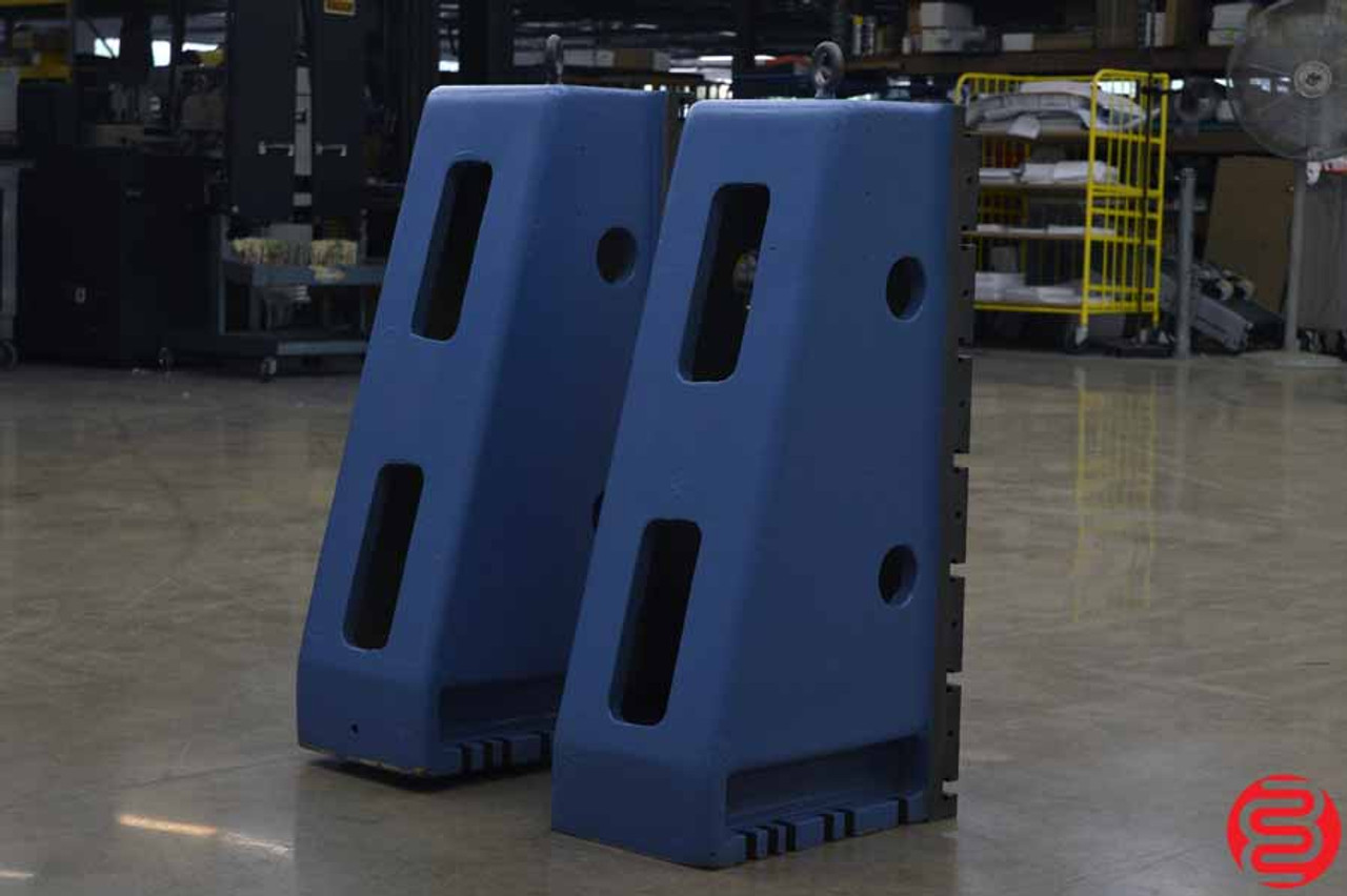 CNC Large Single Angle T-Slotted Tombstones / Angle Plates - Qty 2