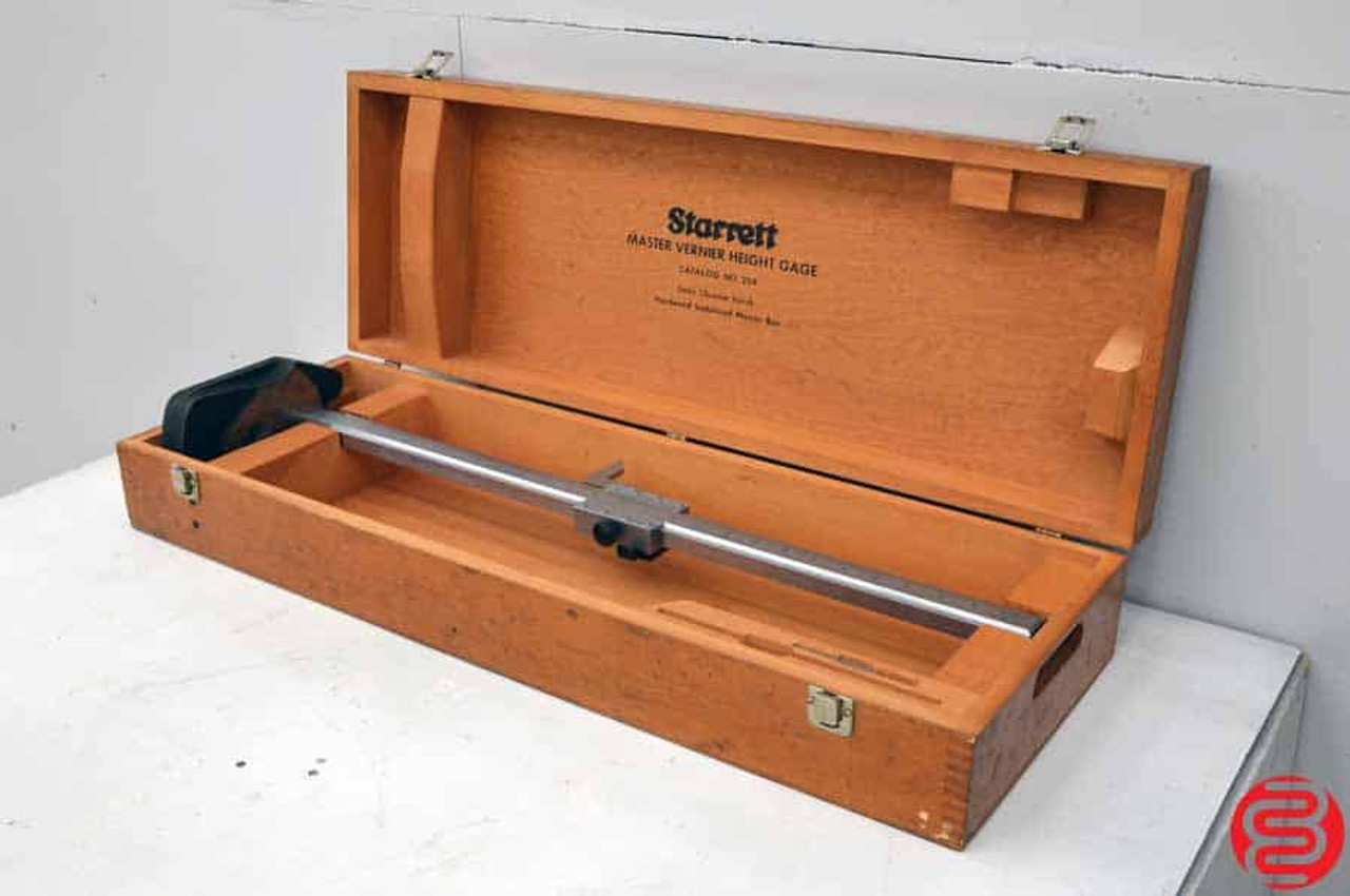 Starrett 254EMZ Master Vernier 24" Height Gage With Case