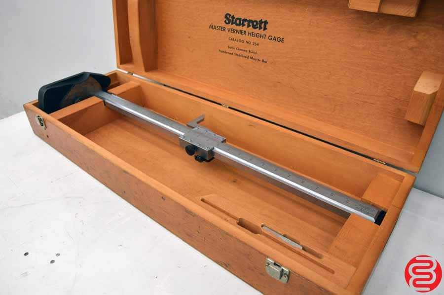 Starrett 254EMZ Master Vernier 24" Height Gage With Case