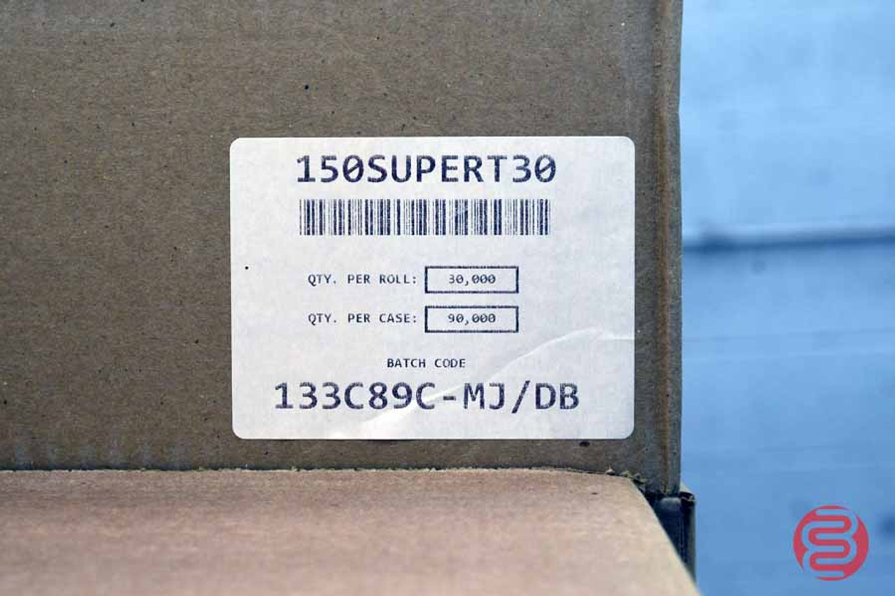 1 1/2" Super Translucent Wafer Tab Seals 3 x 30,000/case