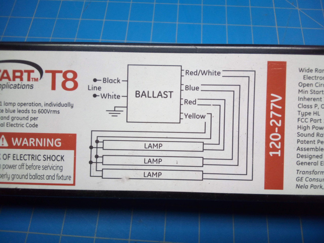 Multi-Volt Ultra Start Ballast GE332-MVPS-N - P02-000439