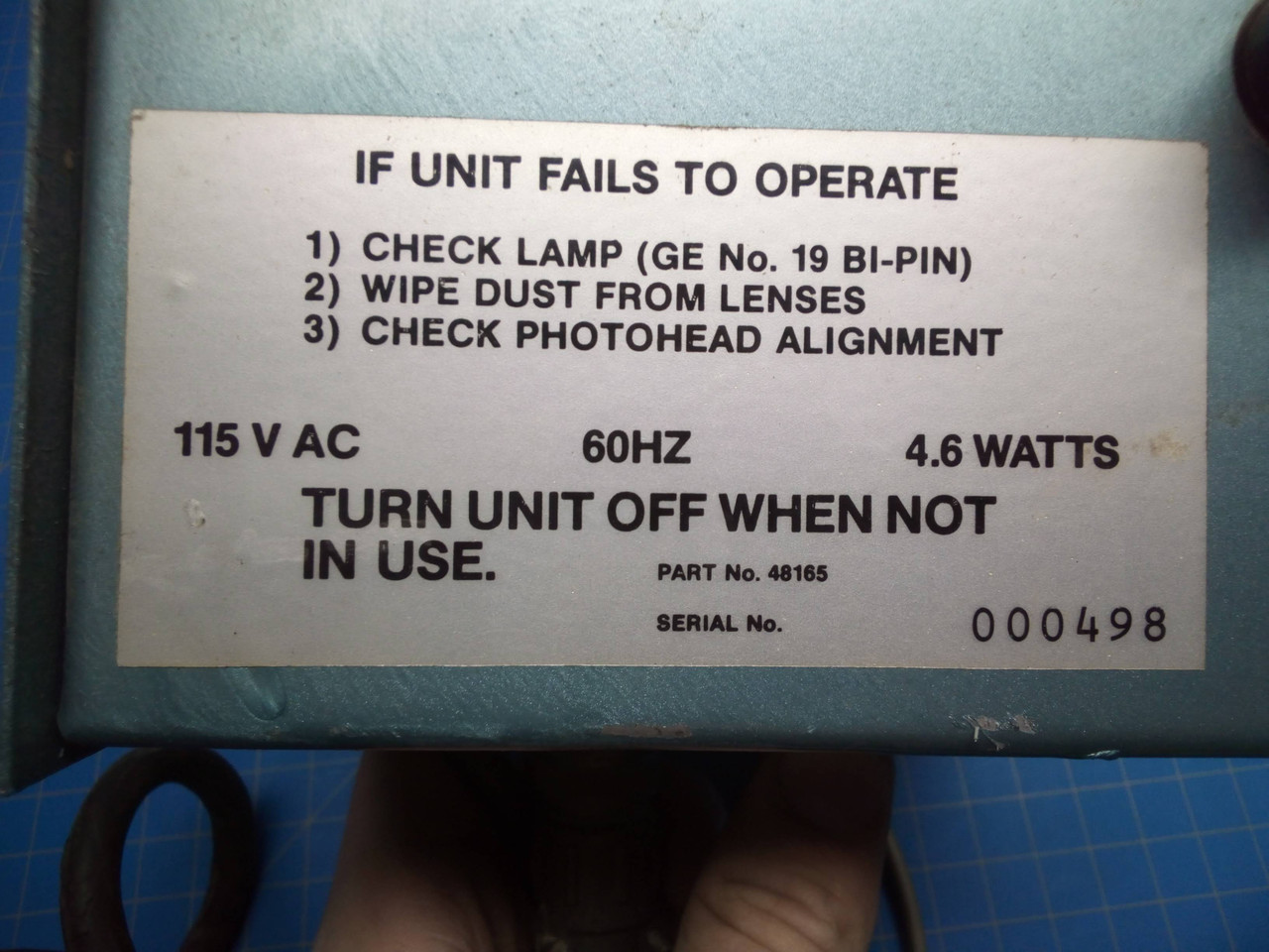 Baum Folder Photoelectric Counter 48165