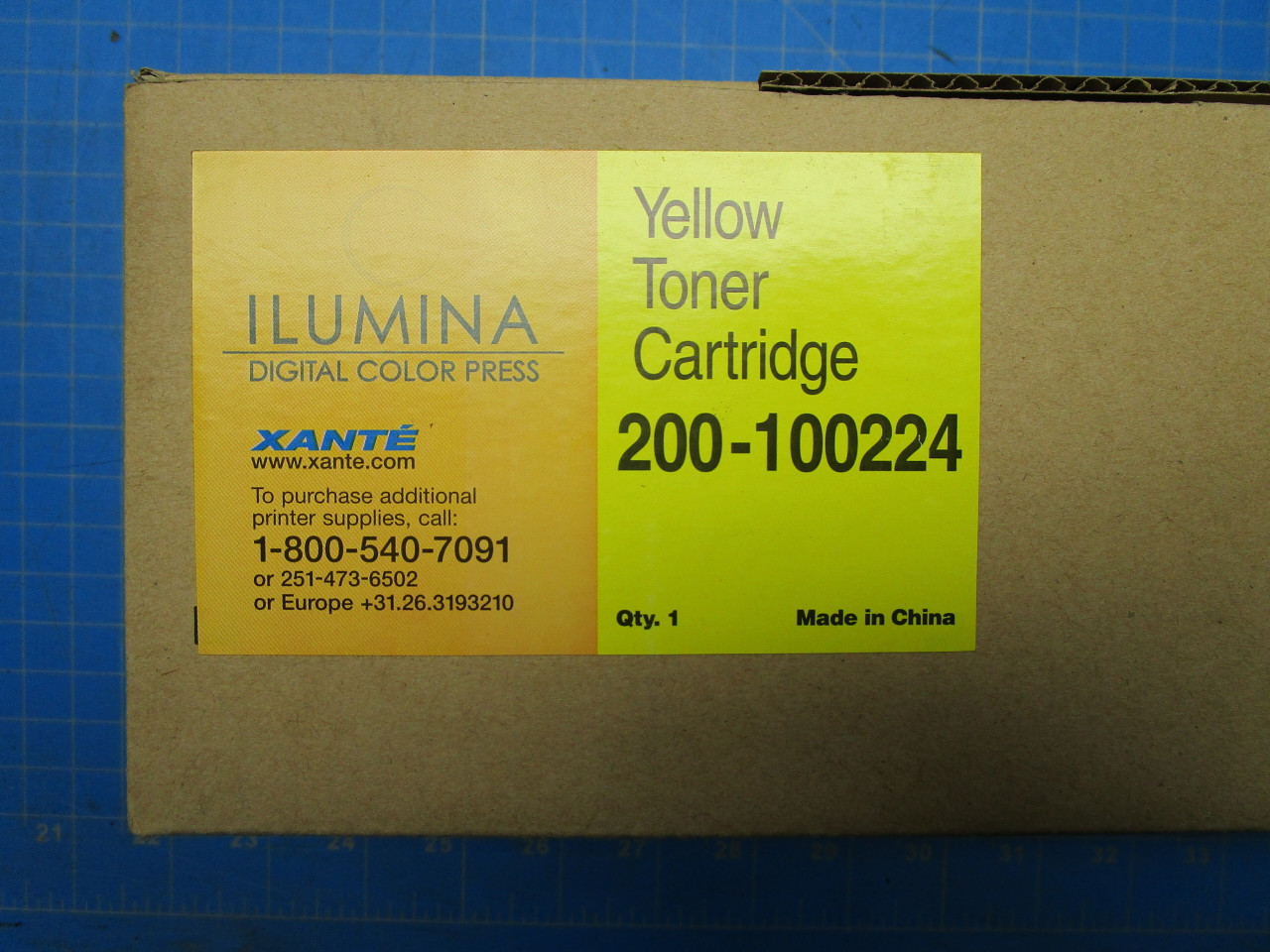 Xante Yellow Toner Cartridge 200-100224 P02-000921