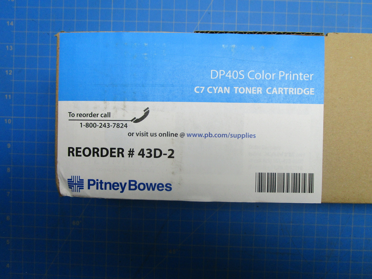 Cyan Toner Cartridge for DP40S printer P02-000940