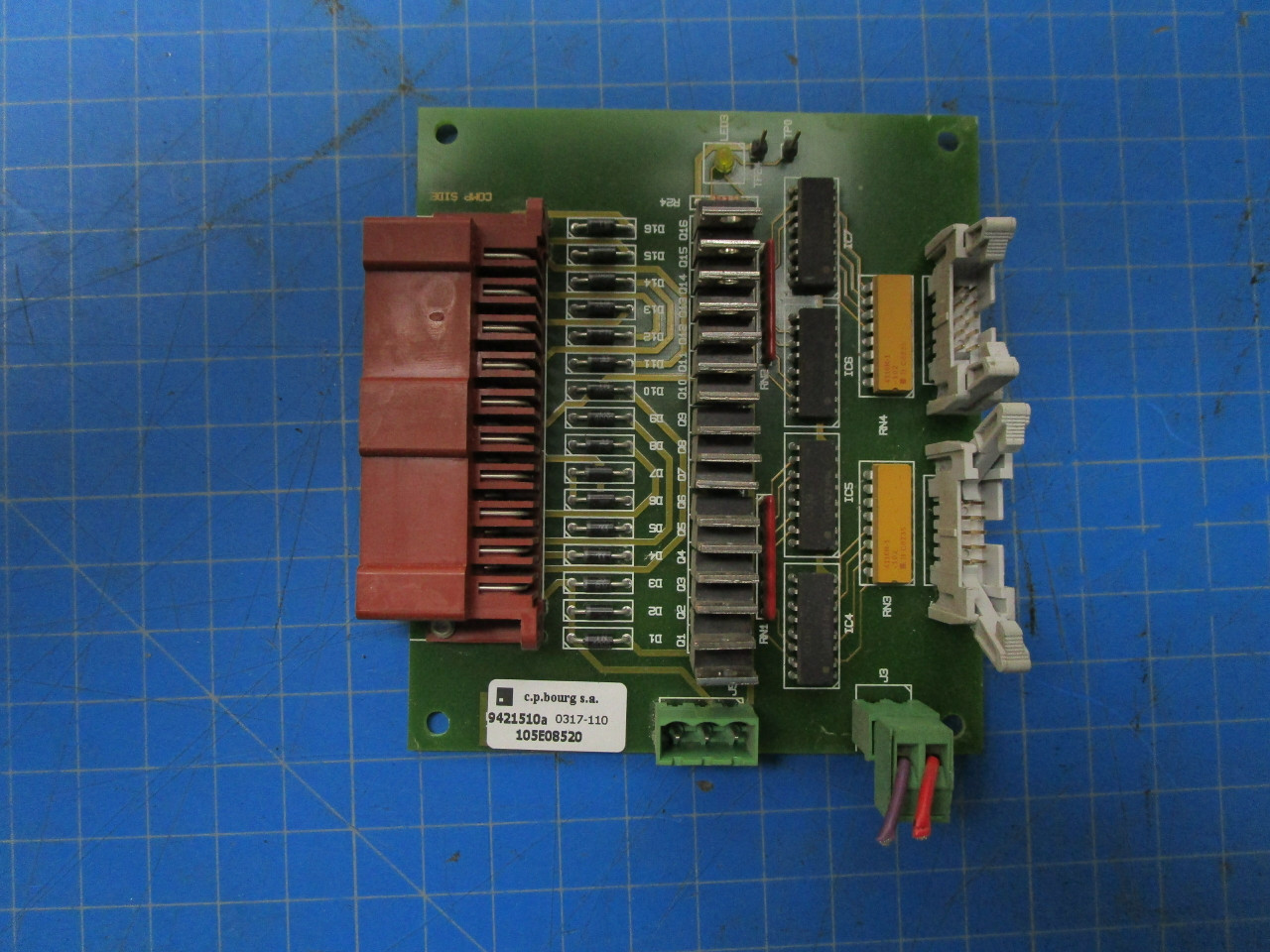 Bourg BST 10 Slave Power (Air Valve) Circuit Board 9421510a