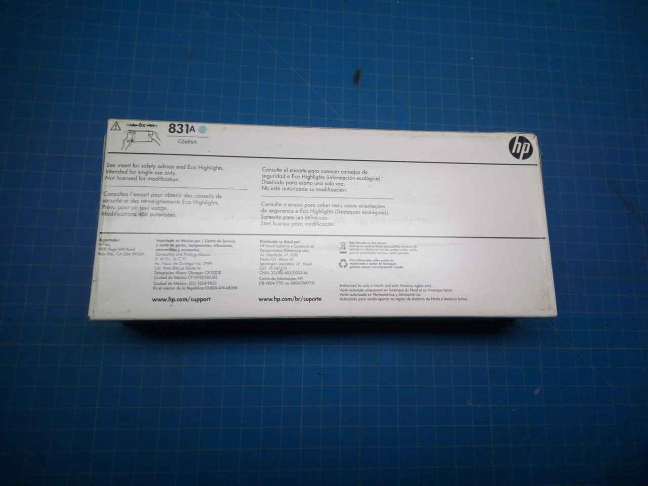 HP Latex Ink Cartridge 831A Light Cyan CZ686A
