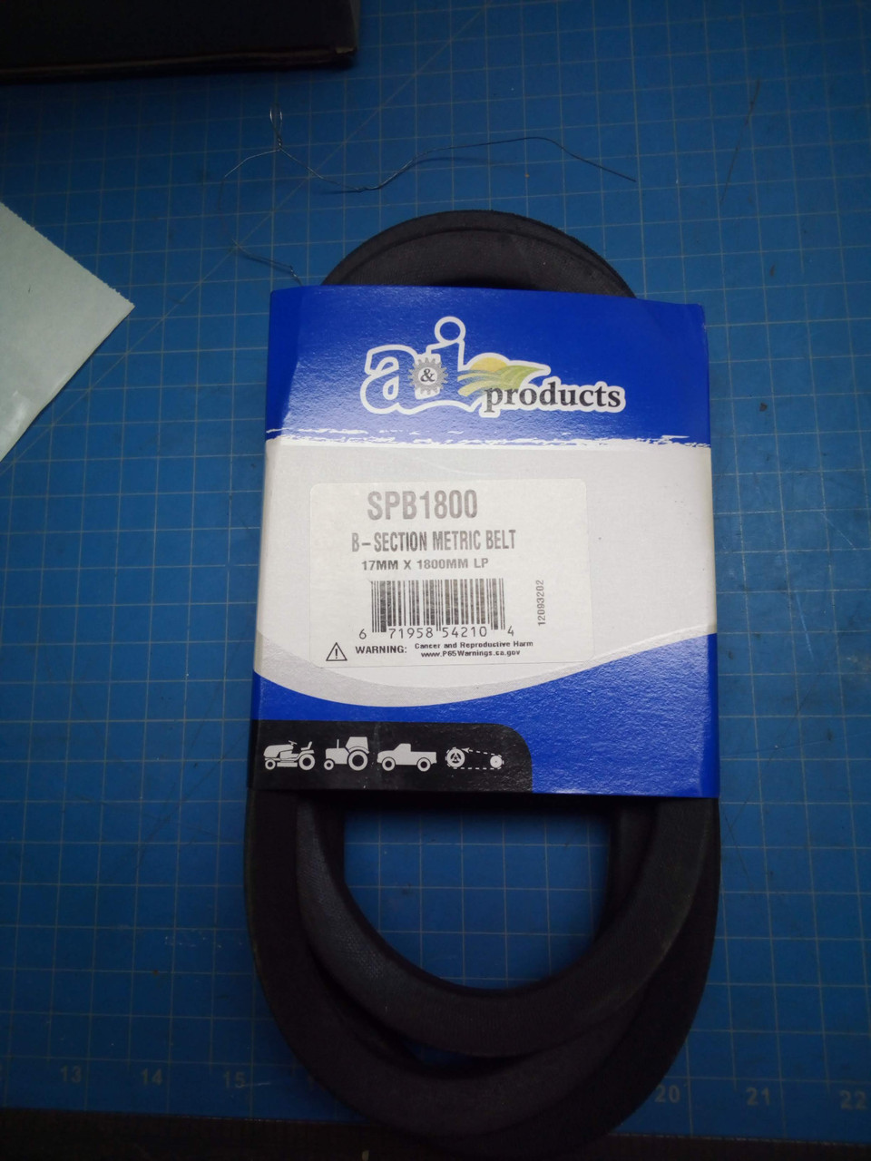 AI Products  B-Section Metric Belt SPB1800