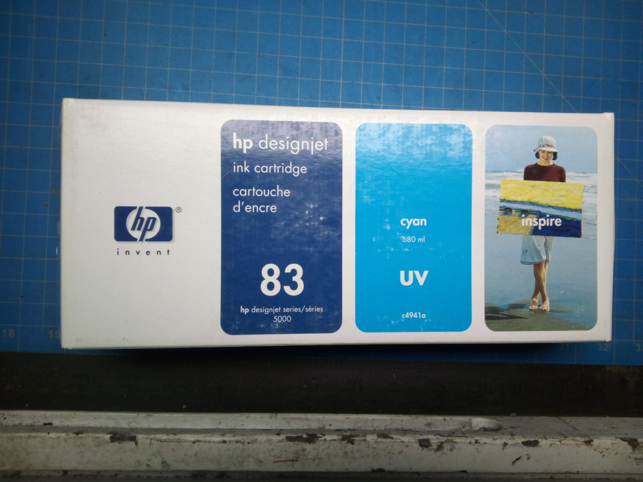 HP 83 Designjet  Series 5000 Ink Cartridge Light Cyan C4944a