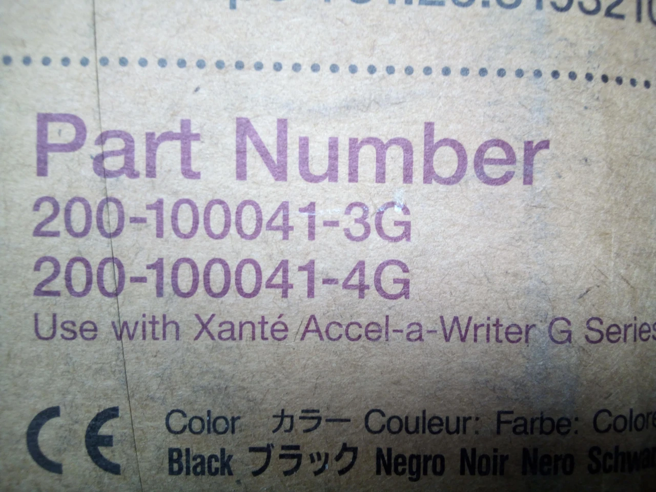 Xante G Series Black Toner Cartridge 200-100041-3G