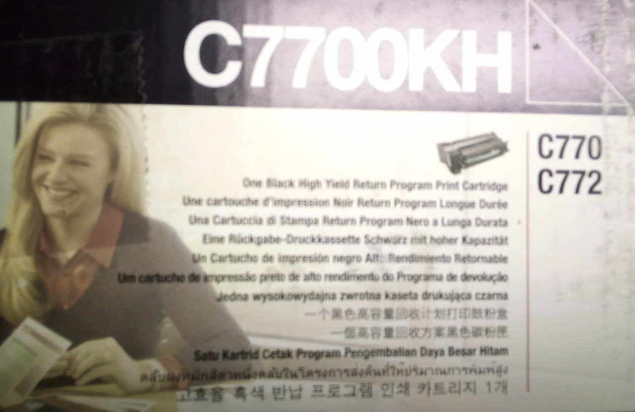 Lexmark CC7700KH Black Toner Cartridge
