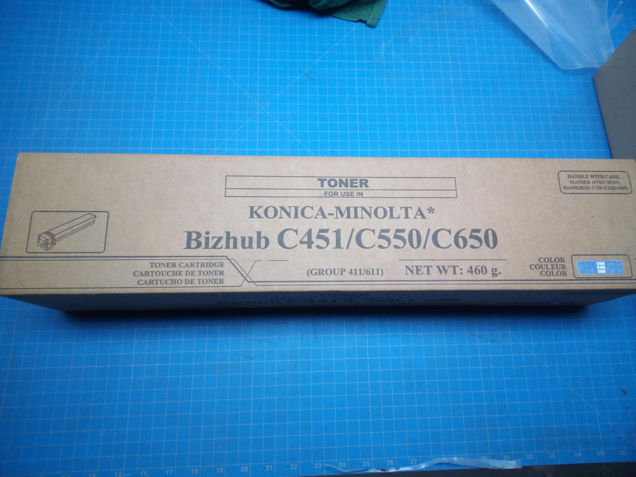 Konica Minolta Bizhub C451/C550/C650 Cyan Toner Cartridge TN616CL (A1U9432)