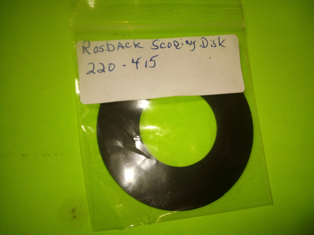 Rosback Truescore Male Scoring Disk  Black 220-415 ()