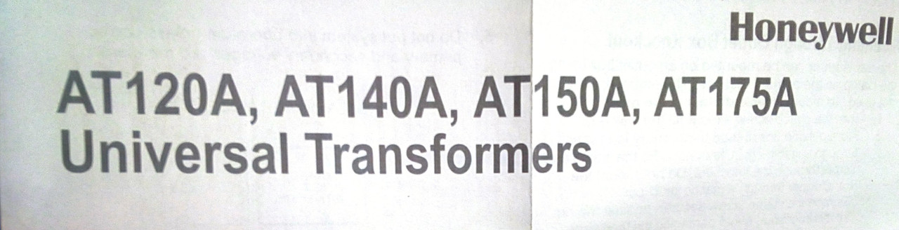 Honeywell AT175 A  Transformer