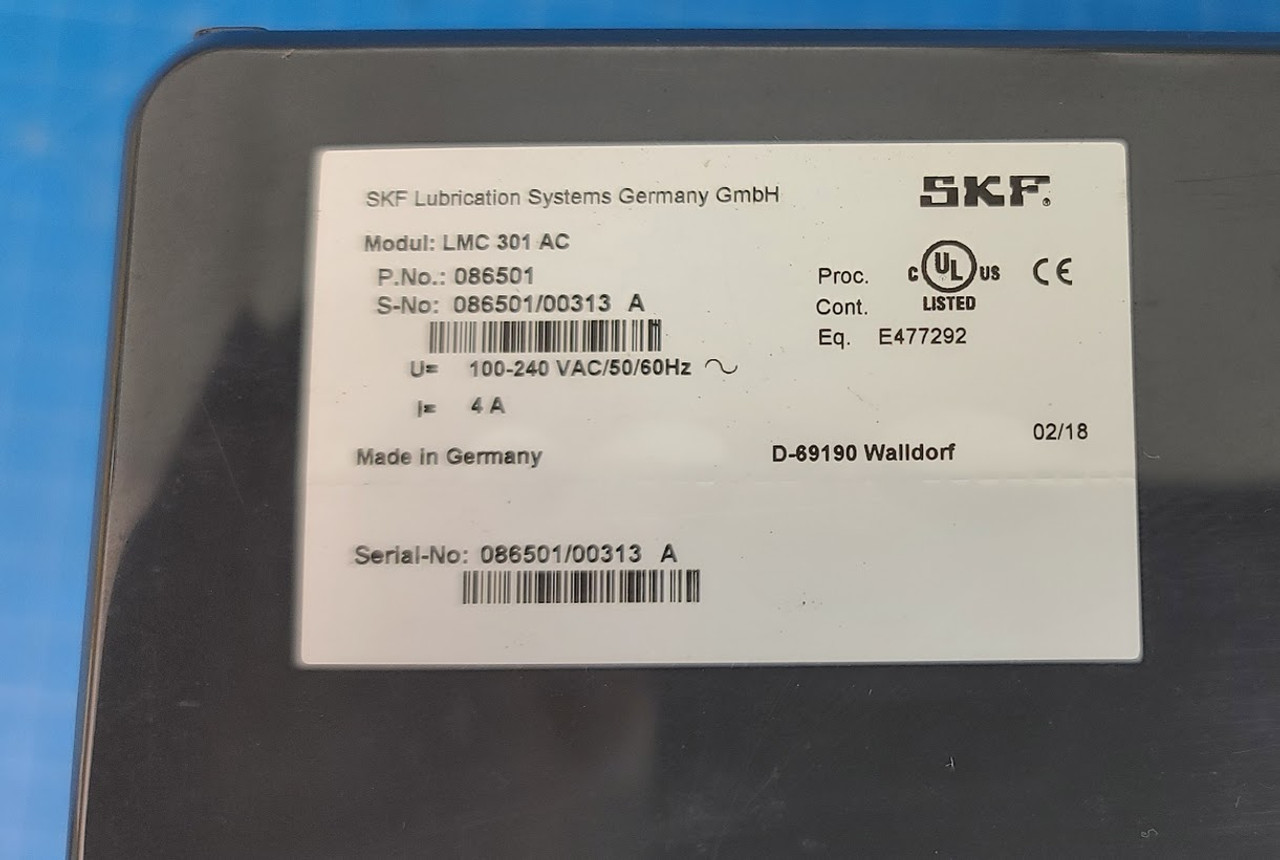 SKF AC Main Controller Unit LMC 301 AC