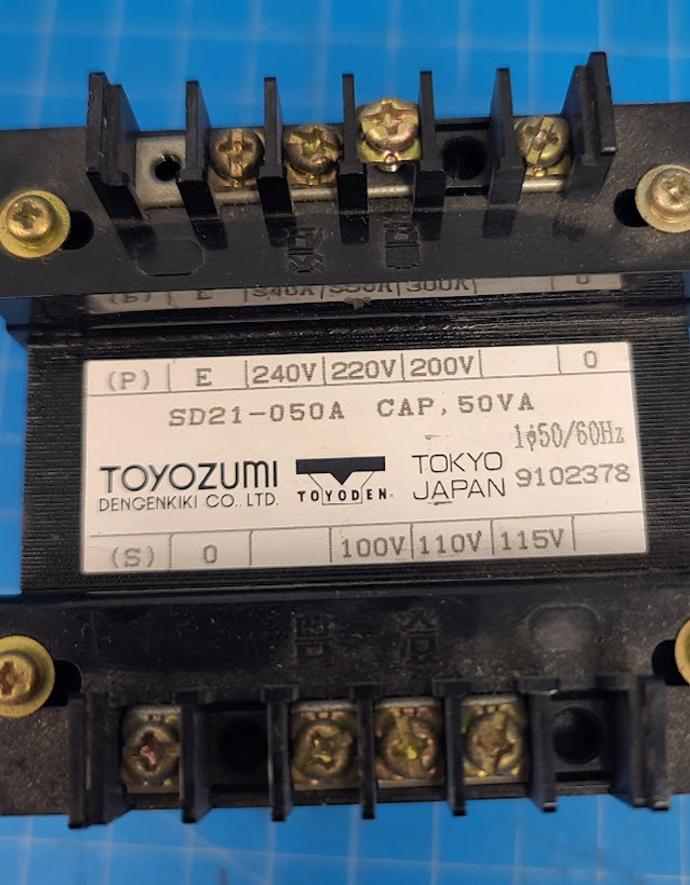 Toyozumi 50A Transformer SD21-050A