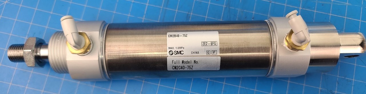 SMC Komori 40mm Bore 75mm Stroke Air Cylinder CM2B40-75Z