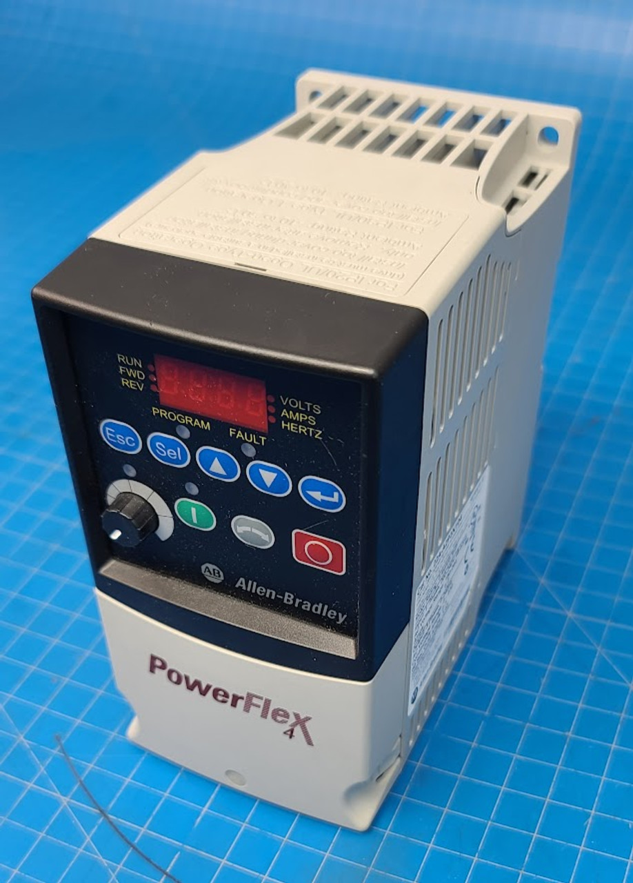 Allen Bradley Powerflex 4 Adjust. Frequency AC Drive 22A-A2P3N104