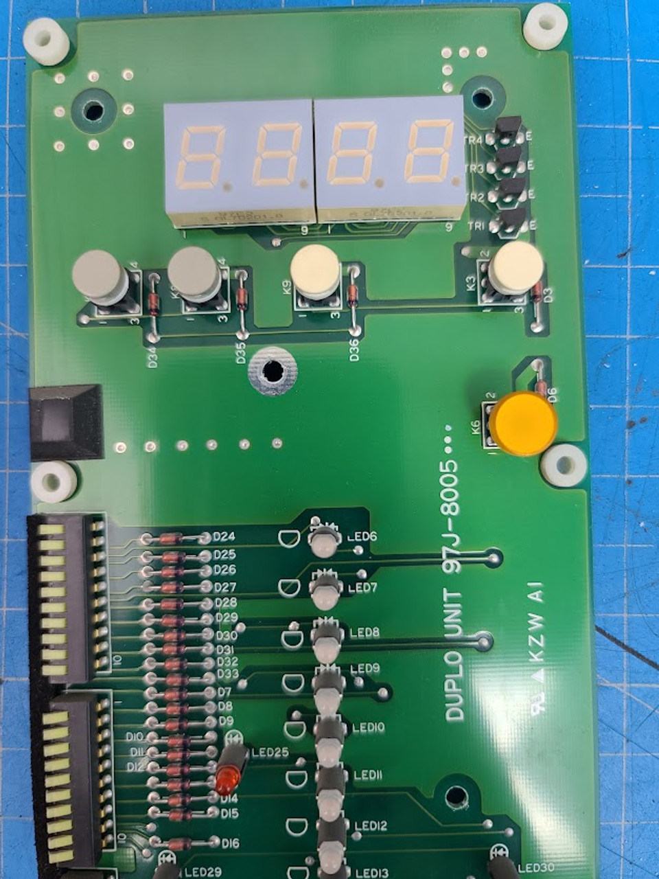 Duplo DC-10 User Interface Circuit Board 9J7-8005